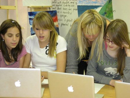 apple computers in class